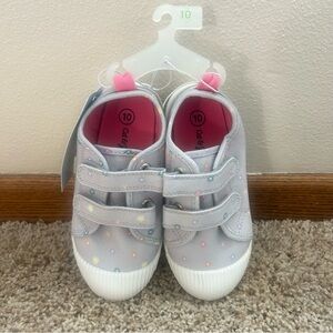 NWT Cat & Jack Kids' Gray Sneakers